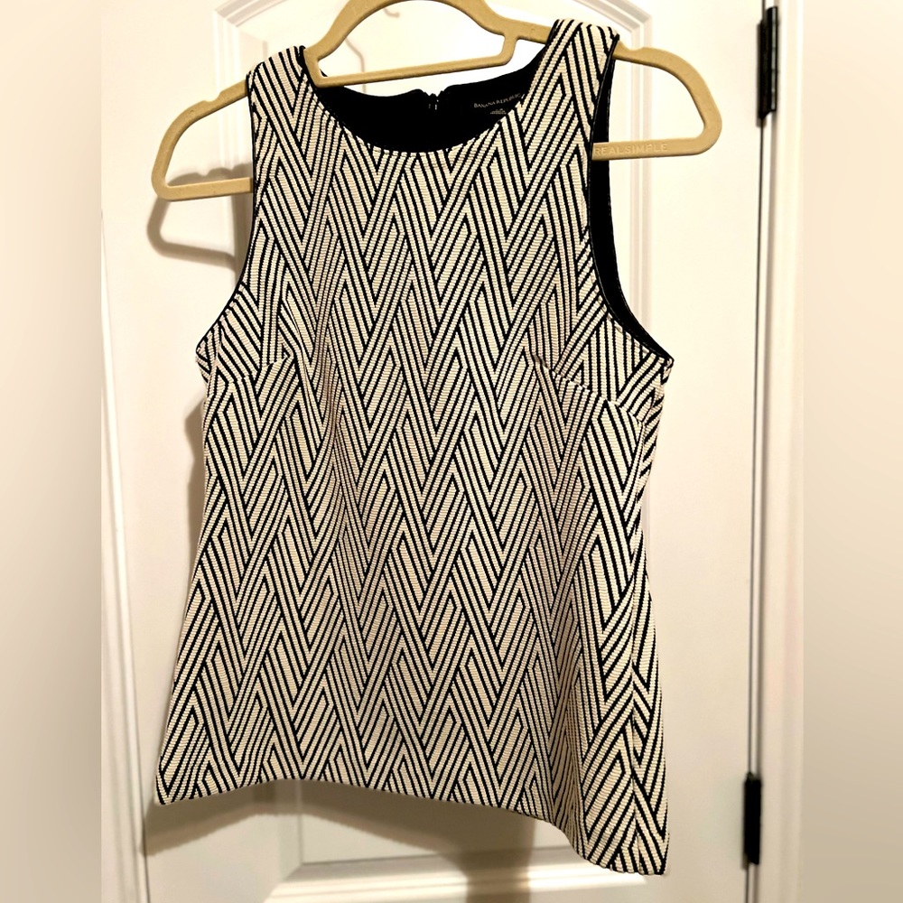 BR Black Geometric Business Tank